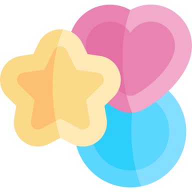 two hearts and a star