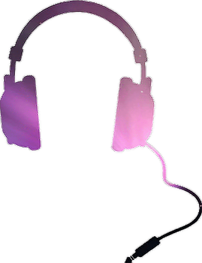 a pair of headphones on a white background