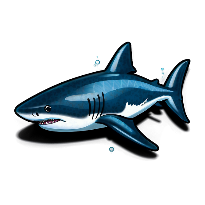 a drawing of a shark with its mouth open
