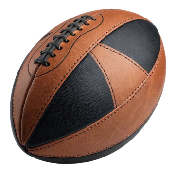 a football ball on a white background