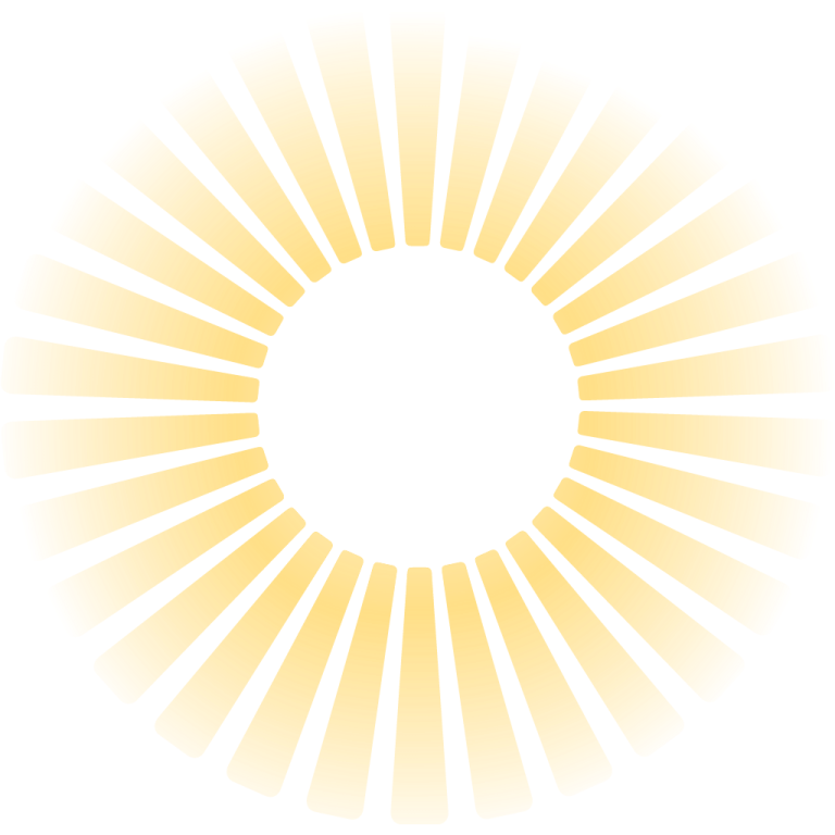 the sun in a circle