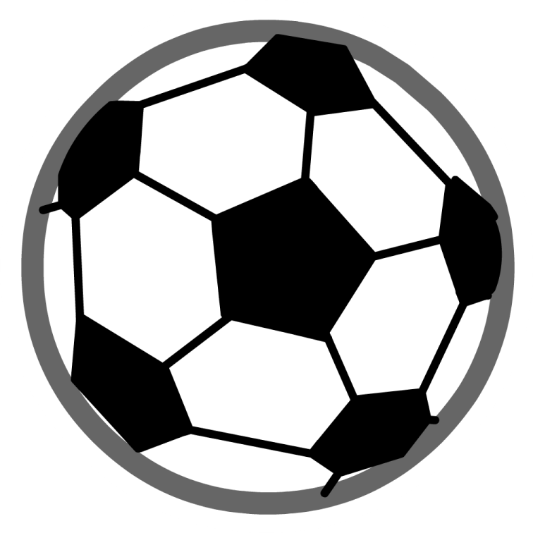 a soccer ball on a white background