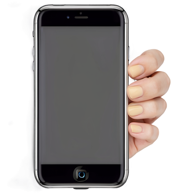 a person holding an iphone in their hand