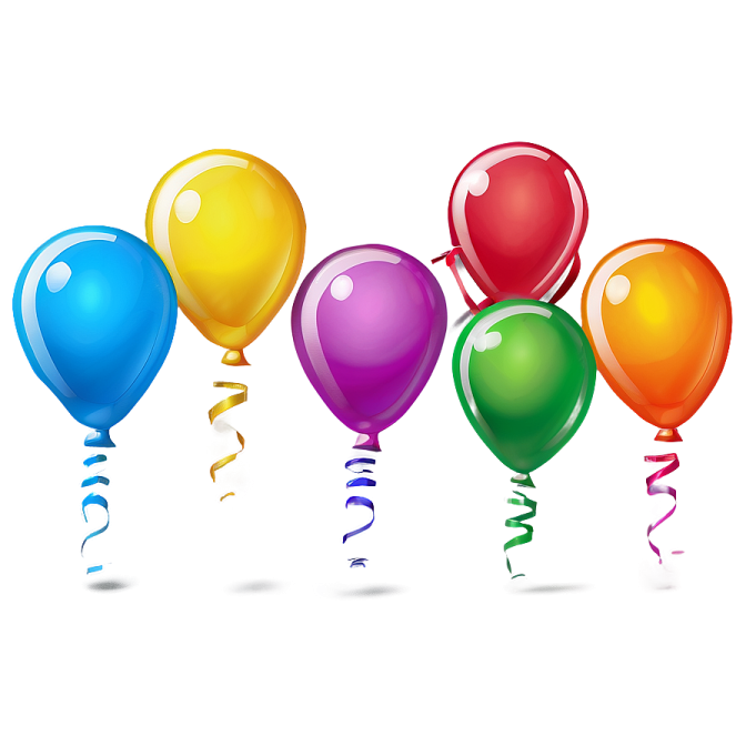 a group of colorful balloons