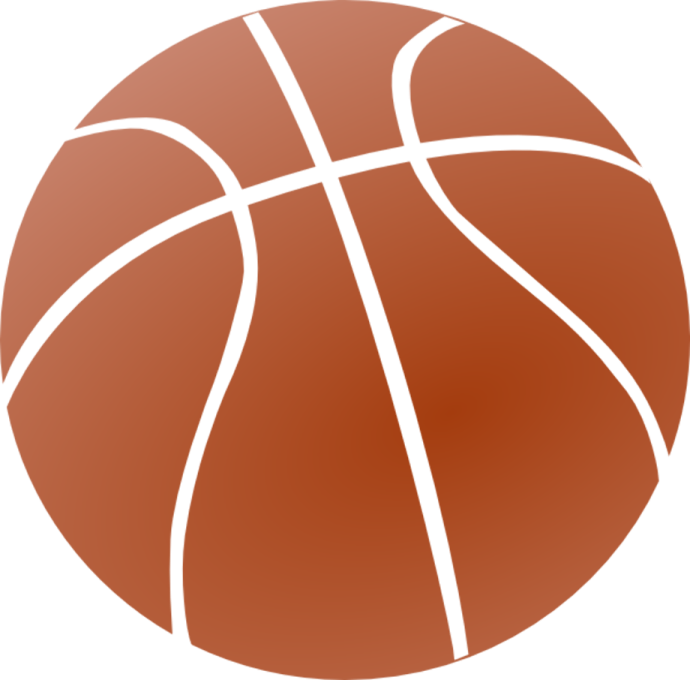 a basketball ball on a white background