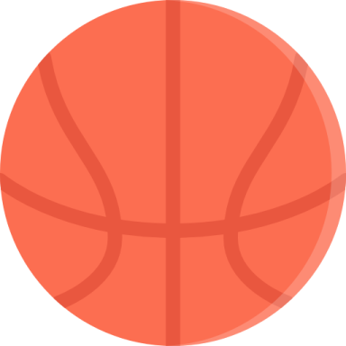 a basketball ball on a white background