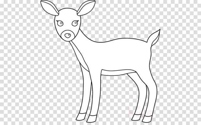 a black and white drawing of a deer
