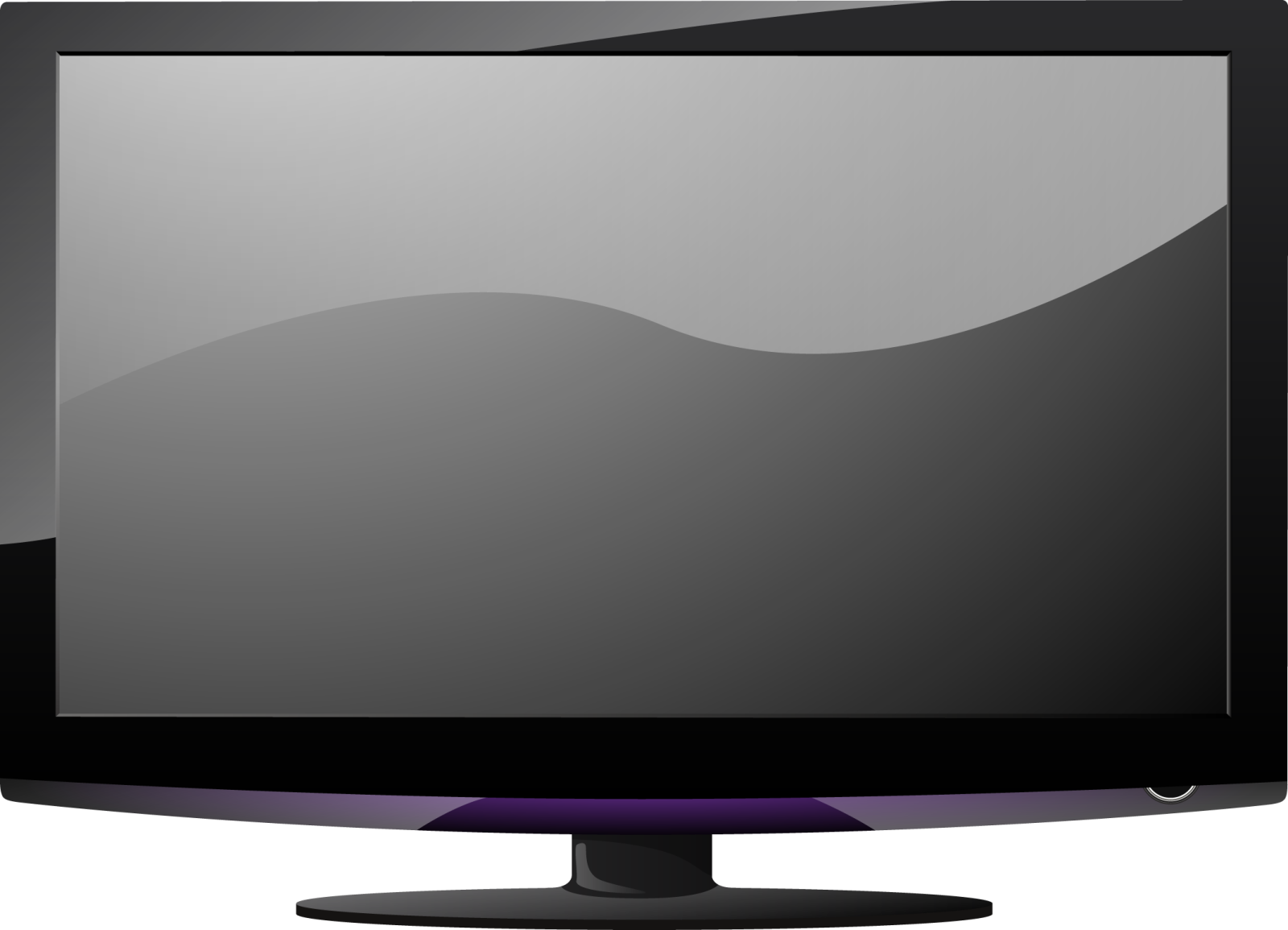 a computer monitor on a white background