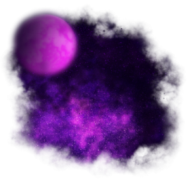 an image of a purple ball in the air