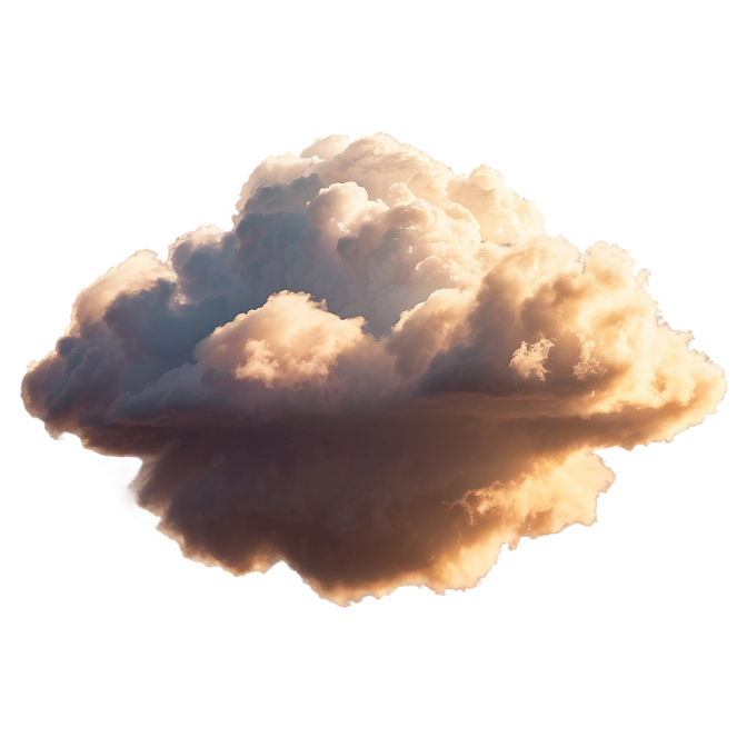 a cloud in the sky