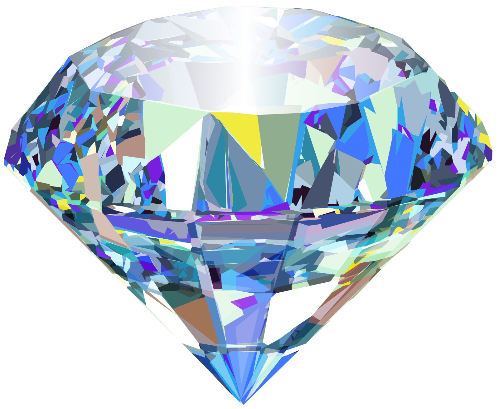 a diamond on a white background