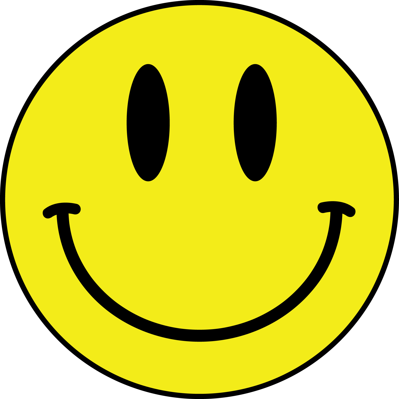 a smiley face with two eyes