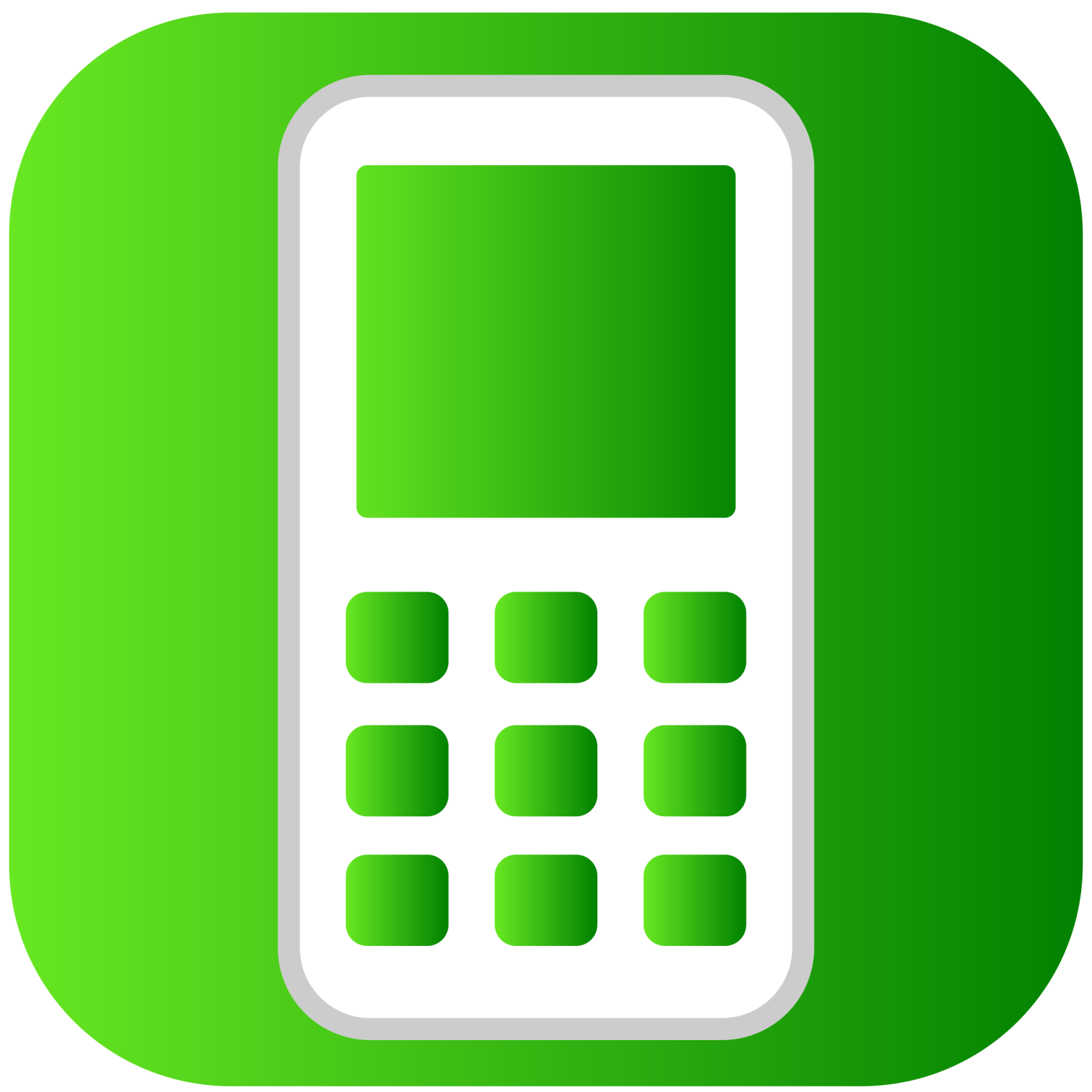 a green phone icon
