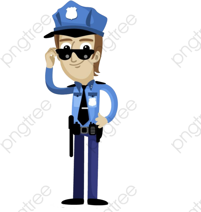 a police officer talking on the phone
