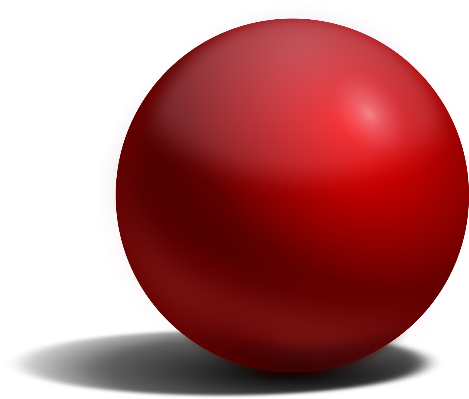 a red ball