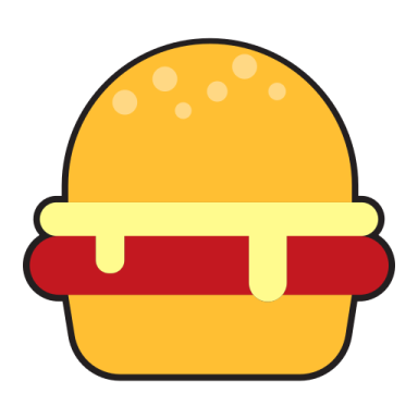 a hamburger with cheese and sauce on it