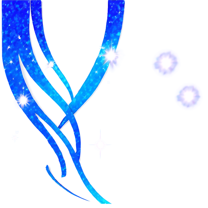 a blue ribbon with stars on it