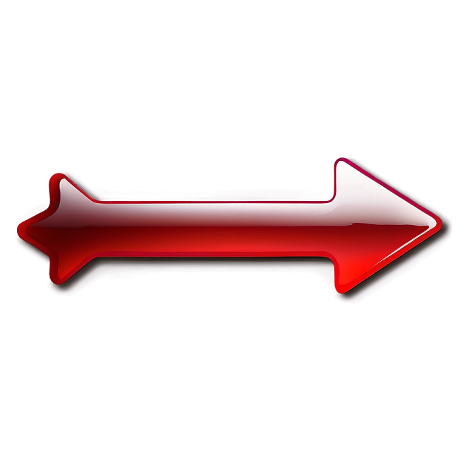 a red arrow icon on a white background