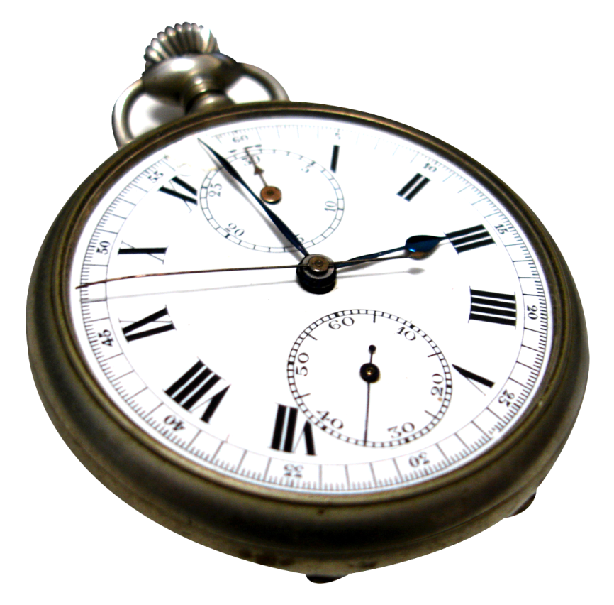 a close up of a clock on a white background