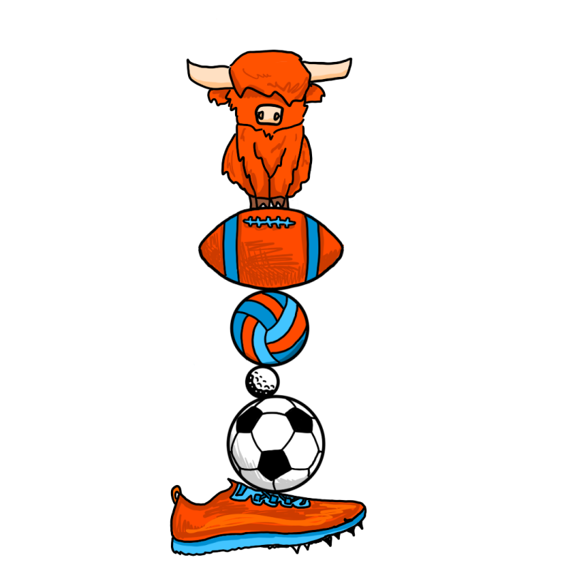 an image of a bull with a soccer ball
