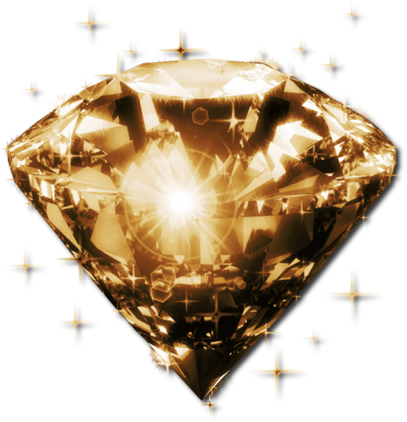 a diamond on a white background