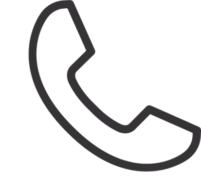 a black and white phone icon