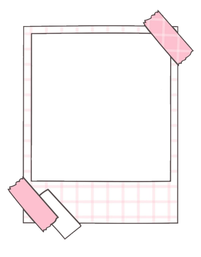 a pink and white plaid pattern with a square frame