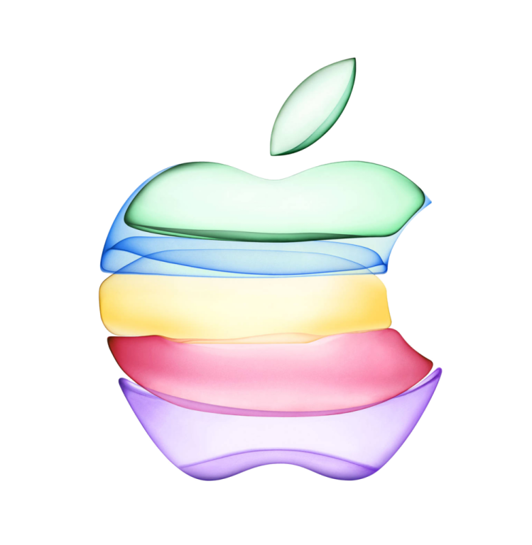 the new apple logo