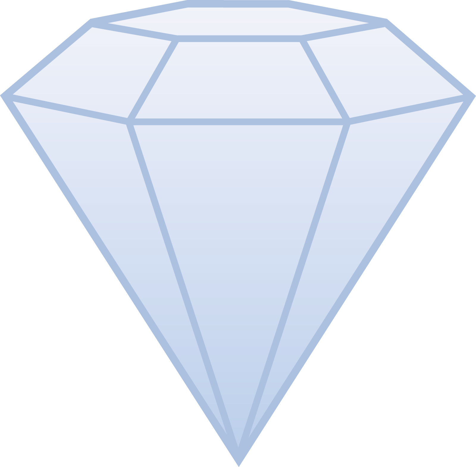 a blue diamond