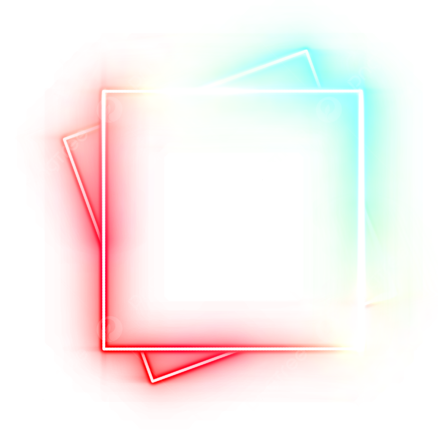 a square frame on a white background