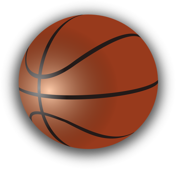 a basketball ball on a white background