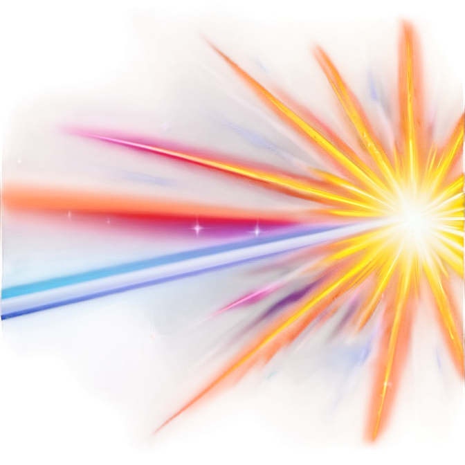 a star burst in the sky