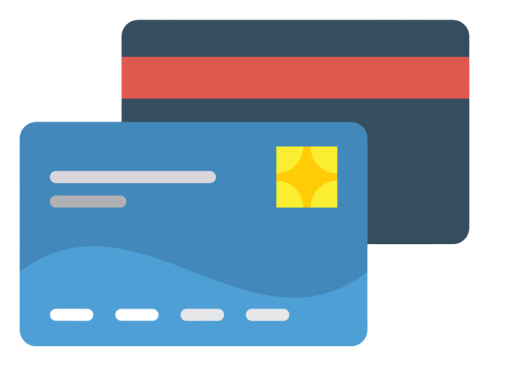 two credit cards