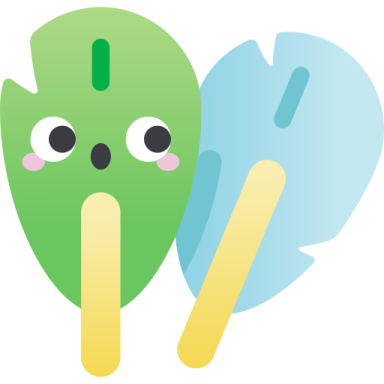 two ice popss with faces on them