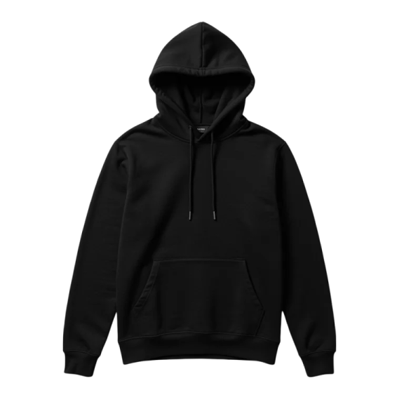 a picture of a black hoodie