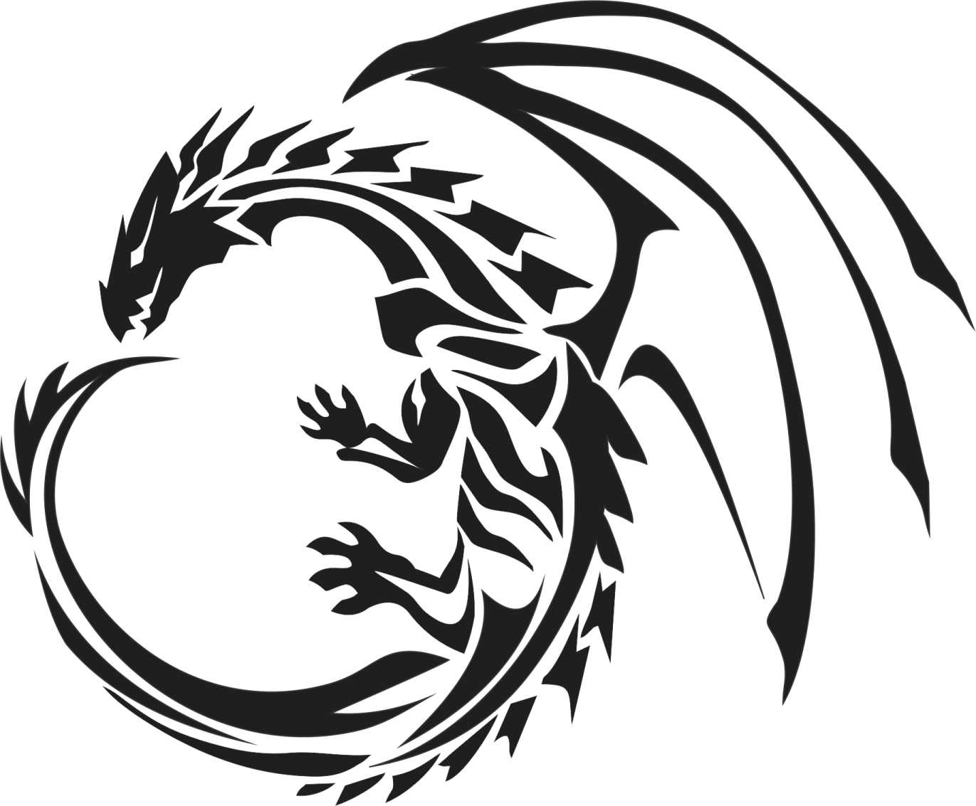 a dragon tattoo design