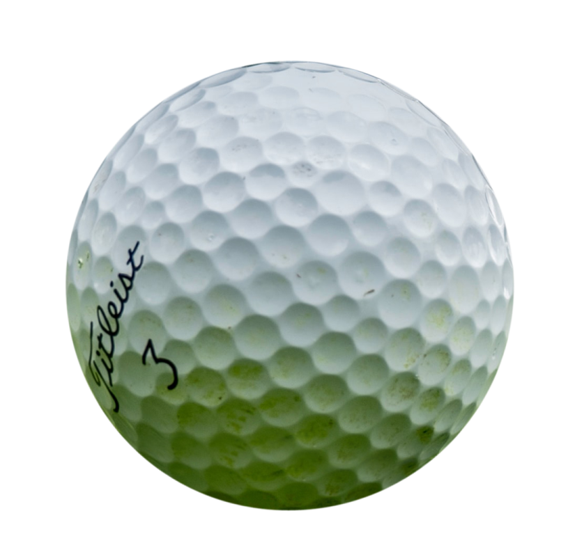 a golf ball with the signature signature on it