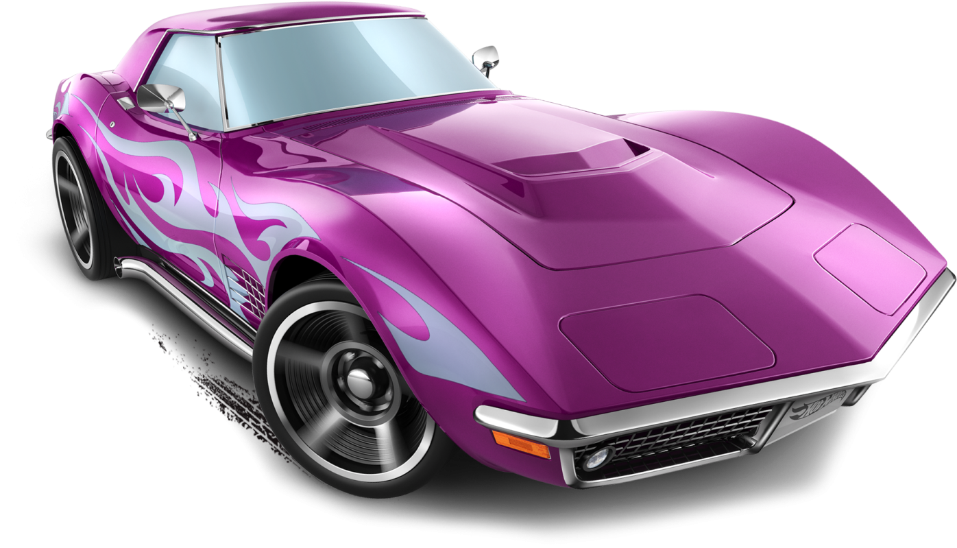 a purple car on a white background