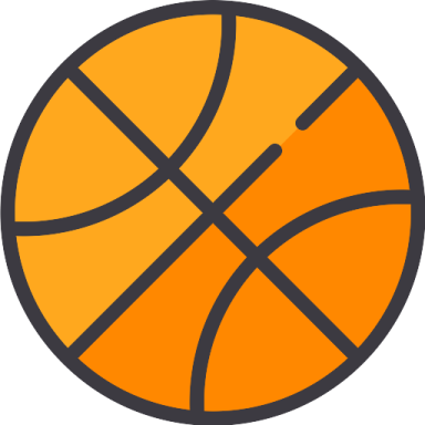 a basketball ball on a white background