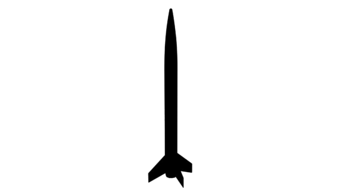 a black and white silhouette of an airplane