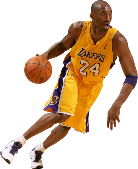 a basketball player with a ball in his hand