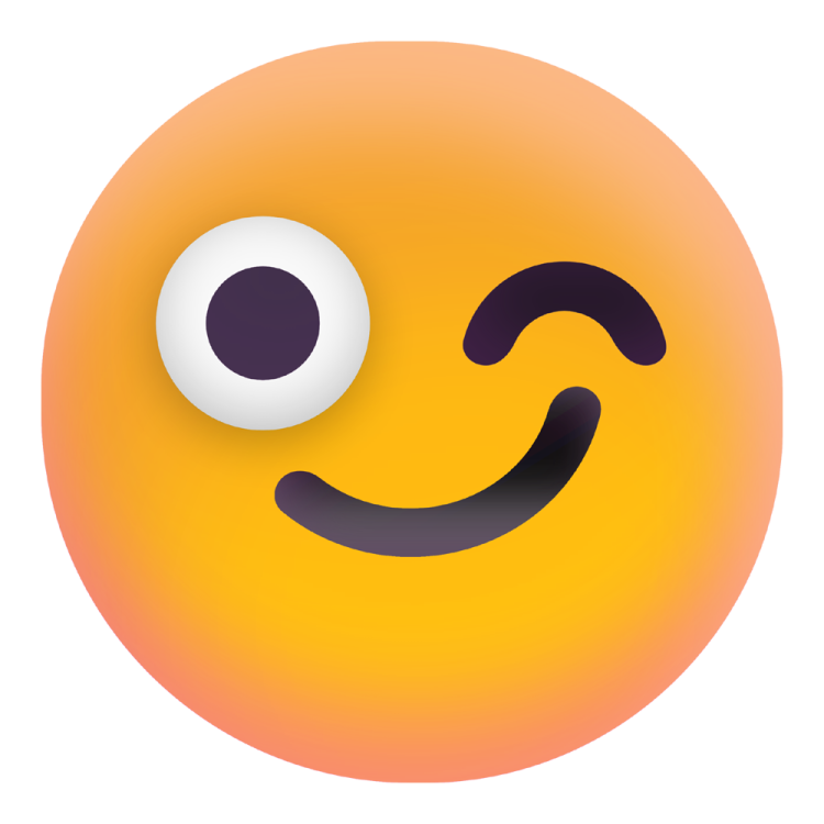 a smiley face with an orange background