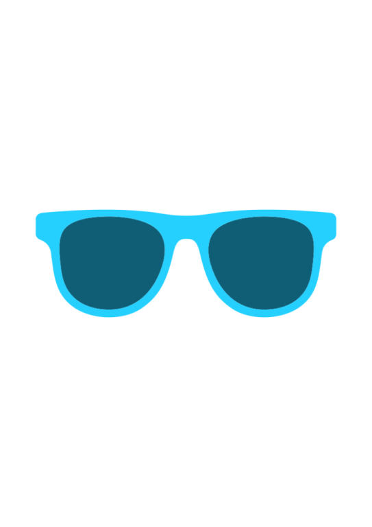 a pair of sunglasses on a white background