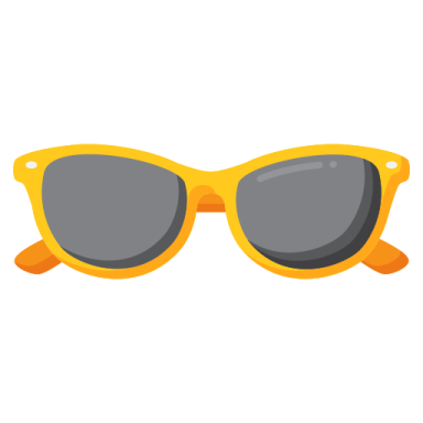 a pair of sunglasses on a white background