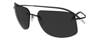 a black sunglasses on a white background