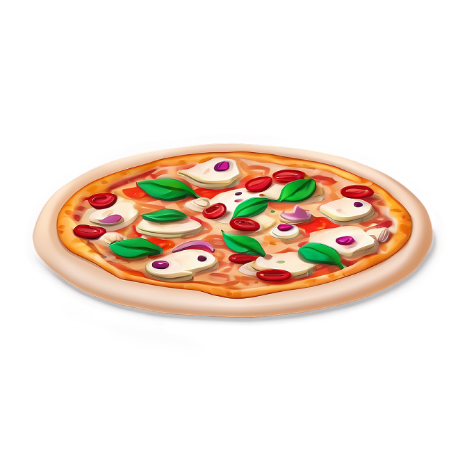 a pizza with different toppings on it