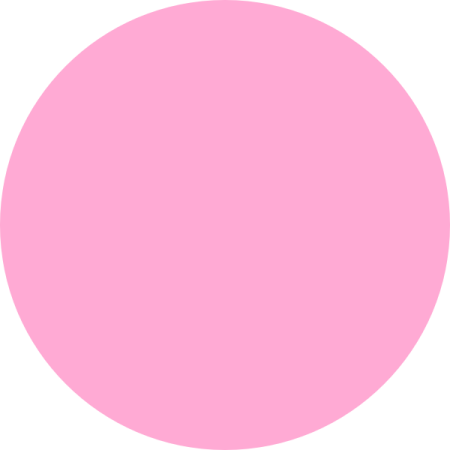 a pink circle on a white background