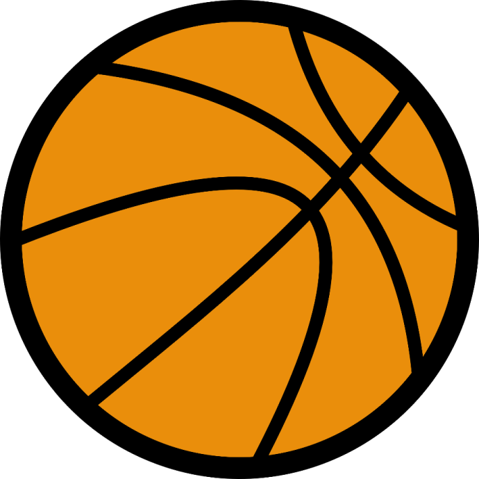 a basketball ball on a white background