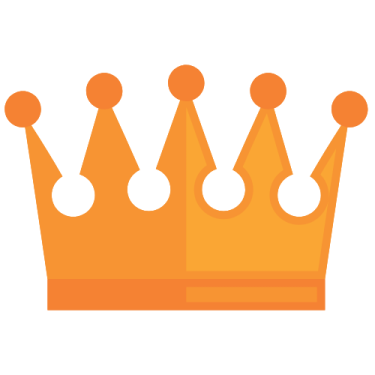 a crown with three crowns on it