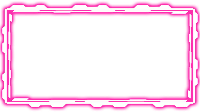 a pink frame on a white background